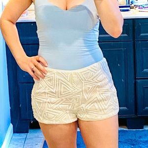Sequin shorts